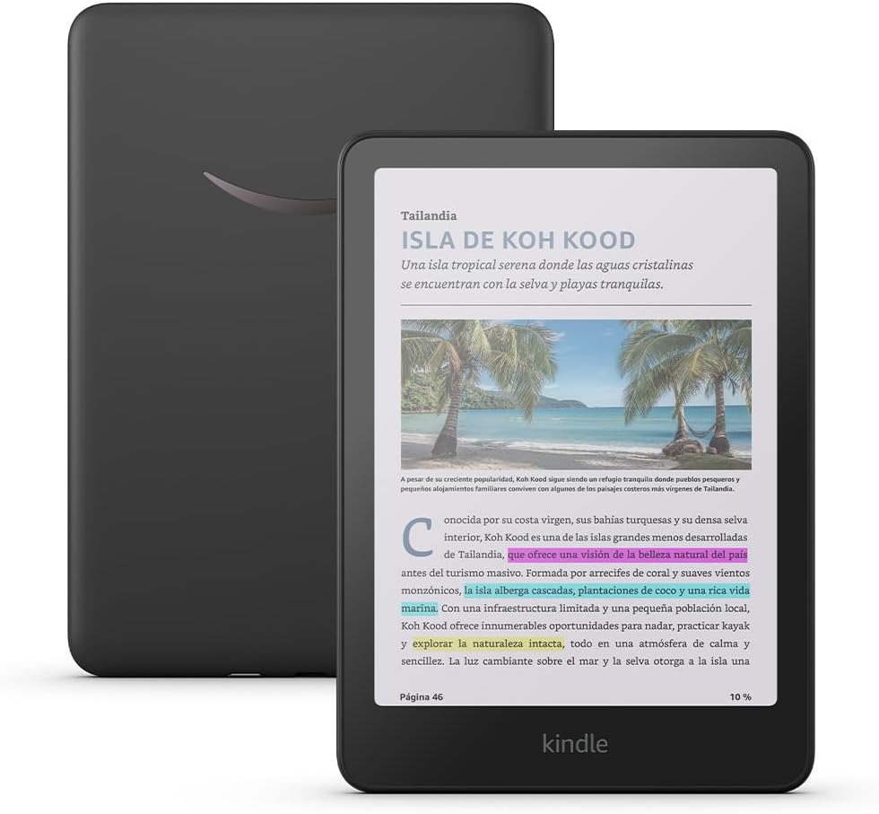 Kindle Paperwhite vs Colorsoft diferencias opiniones